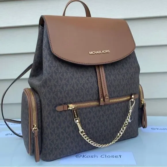 Michael Kors | Bags | Michael Kors Backpack Jet Set Mk Logo  display picture 3